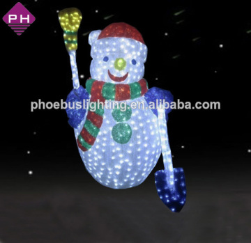 2016 christmas light snowman led motif light high quolity decorative lighting