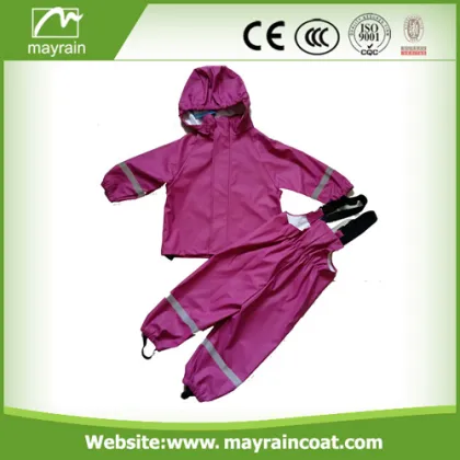 The Popular Children PU Raincoat