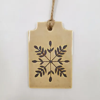 Custom Hand-Painted Christmas Ceramic Ornaments