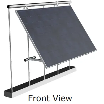 Wholesale Balcony Solar Mount Mounting System for Panels and Water Heaters