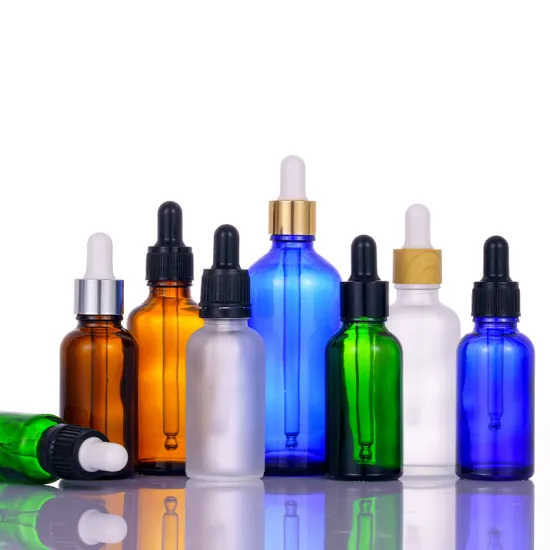 Wholesale Matte Frosted Glass Dropper Bottles for Serums and Oils