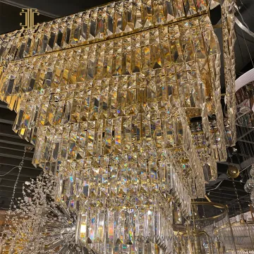 Large project unique vantage design crystal chandelier for restaurant