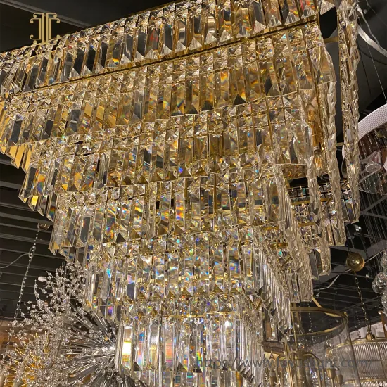Large project unique vantage design crystal chandelier for restaurant