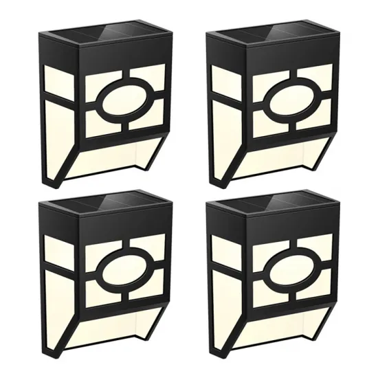 Solar Led Waterproof Wall Light For Deck Fence
