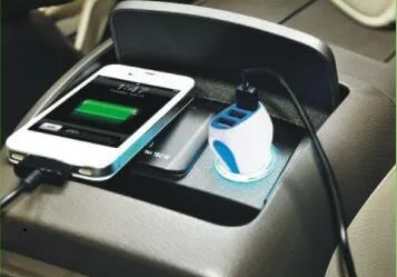 5V 4.5A 3 USB ports car charger adapter with CE, ROHS