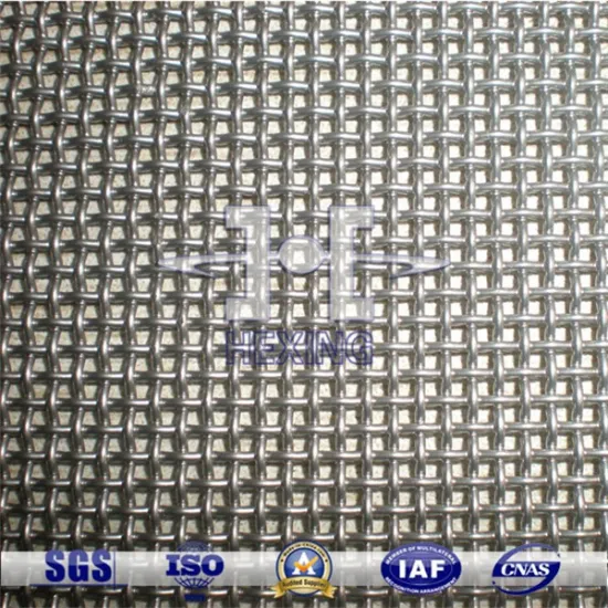 SUS 304 Stainless Steel Woven Wire Mesh Security Screen