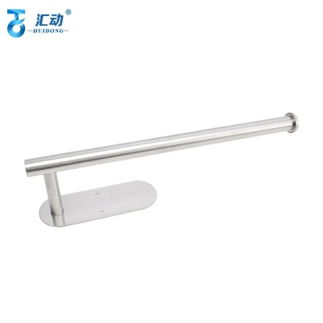 304 Stainless Steel Kitchen Paper Hanger: Hotel Bathroom Supplies, Wall Storage Rack for Tissue, Towel, and Rag Organizer