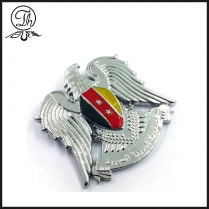 Flying eagle metal badge pin