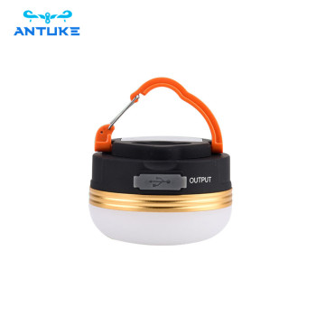Portable Waterproof LED Rechargeable Lantern with Power Bank for Camping and Hiking