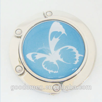 Wholesale Foldable Metal Butterfly Purse Bag Hanger Handbag Table Hook