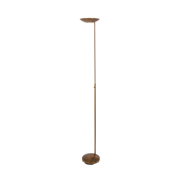 Uplight in LED floor lamp in Bronze