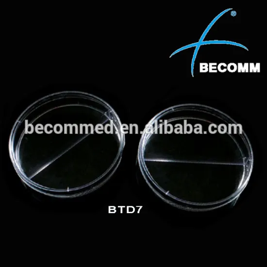 90mm Petri dish(Two compartments)