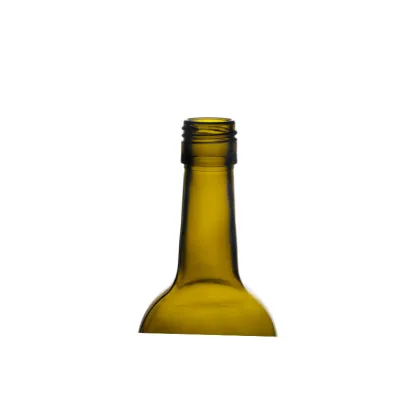 Classical Green Glass Claret Wine Bottle