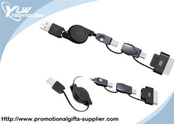 Retractable Micro Usb Apple Iphone Accessories Cable Adapter High Speed Usb 2.0