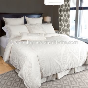 Custom made satin bedding set/ polyester quilt printed