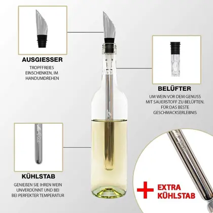 Le Flair Premium Wine Cooler Set - Complete Wine Accessory Bundle