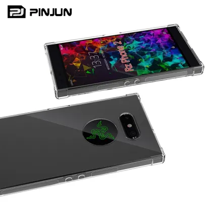 Crystal Clear Air Cushion Shockproof Silicone TPU Case for Razer Phone 2