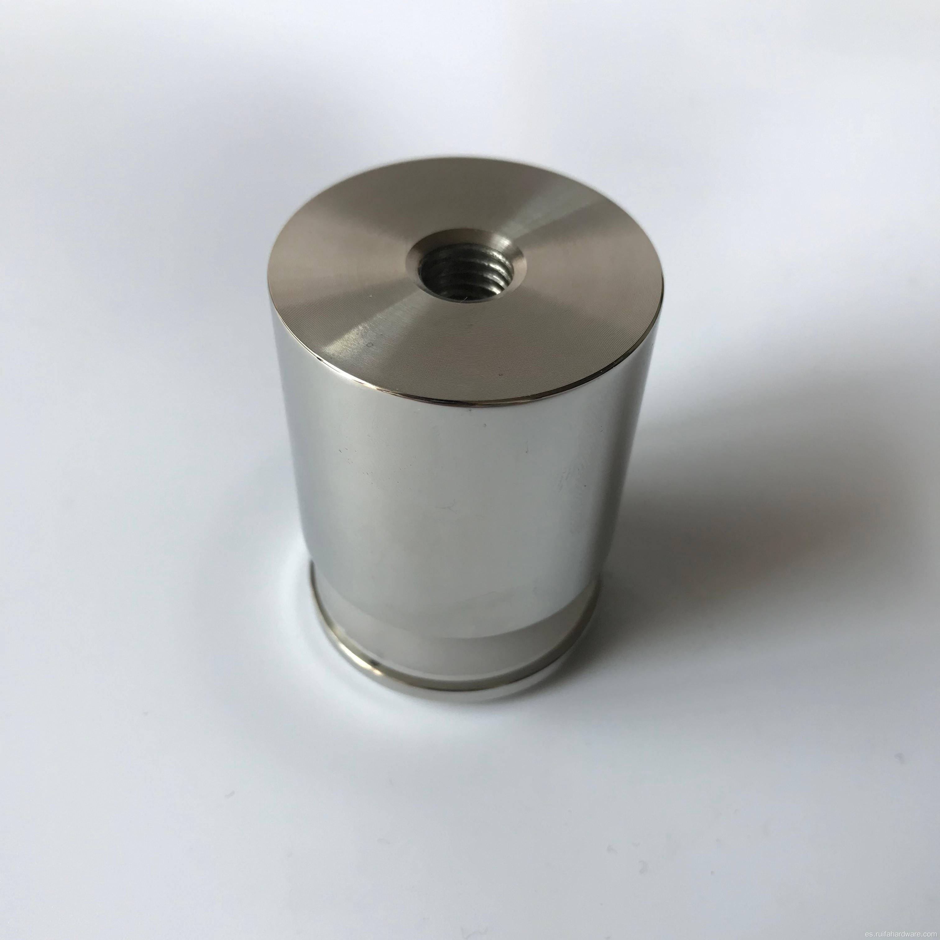 Soporte de punto de vidrio biselado para la puerta de la ducha