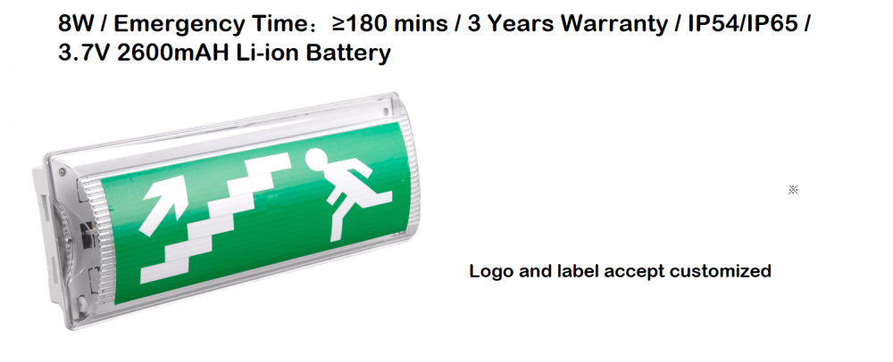 Pattern Customization LED Bulkhead Emergency Light