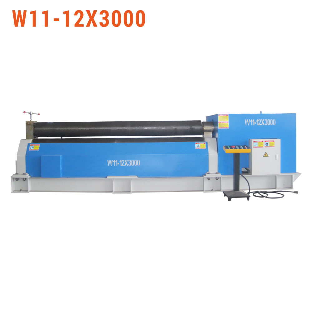 W11-12X3000 3-Rollers Symmetrical Mechanical Plate Bending