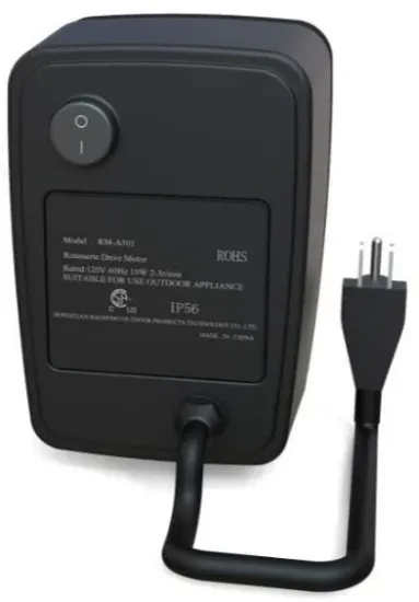 AC Motor for BBQ Grill Rotisserie Kit / 120V, 220V