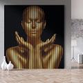 Polyester Fiber Print Acoustic Slat Wall