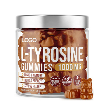 Private Label Vegan Organic L-tyrosine Gummies For Memory