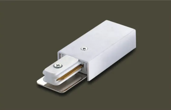 Power Connector For 1 Phase Track Light System For Spotlights Use For Commercial Lighting