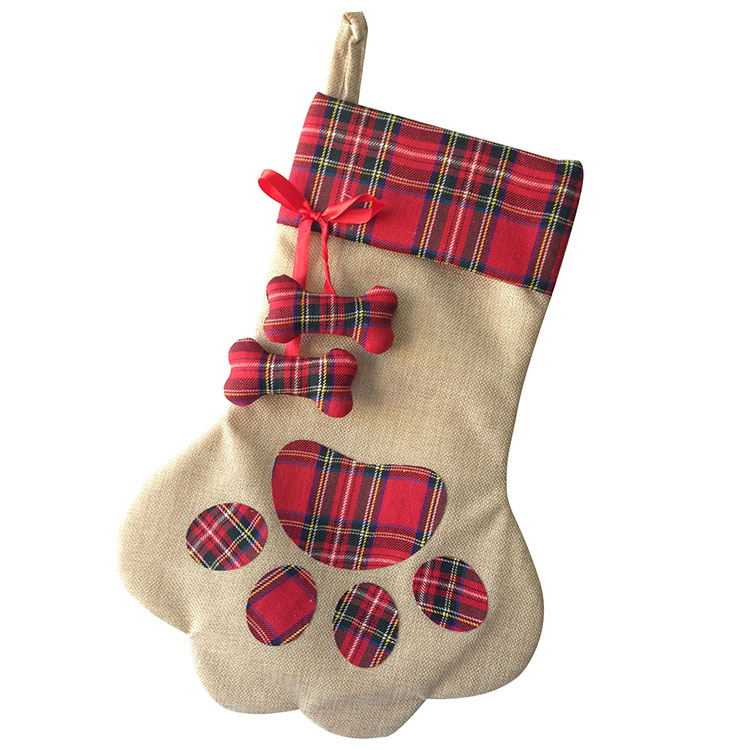 Christmas Dog Paw Hanging Decoration