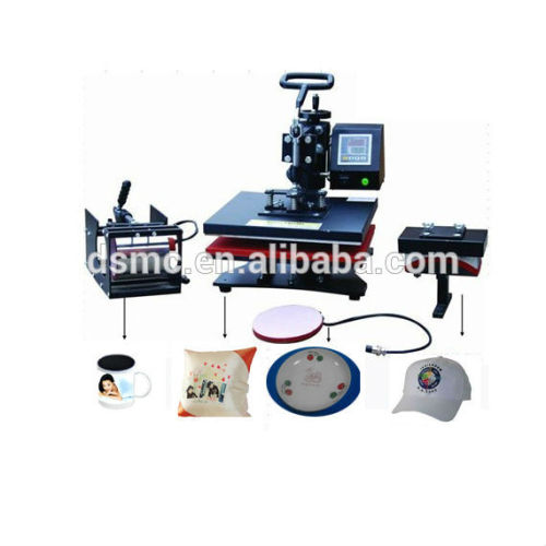 American style 6 in 1 sublimation heat press machine