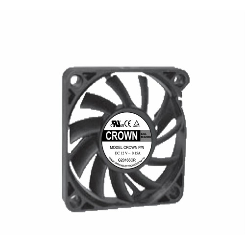 Ventilador de DC de enfriamiento axial 60x10 A7 Telecomunicaciones