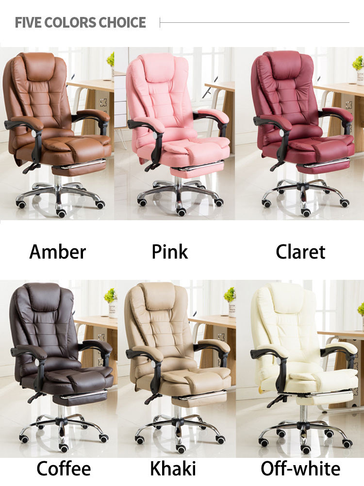 Reclining Office Chair with Footrest
