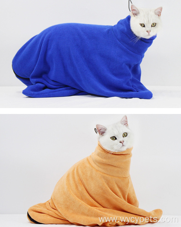 Quick Drying Super Absorbent Pet Bathrobe