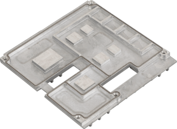 Flat Cavity Die Casting Heatsink Plate