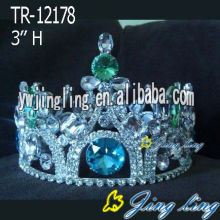 Tiara personalizada del desfile de diamantes de imitación