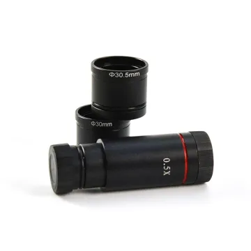0.5X Reduction Lens Microscope Eyepiece Adapter for Larger Viewing with Camera