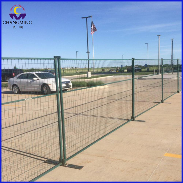 Used outdoor removable fence hot dipped galvanized temporary fencing