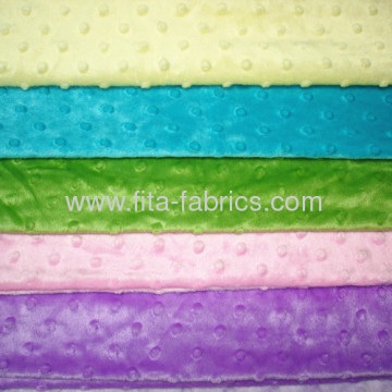 New Design Minky Dot Super Soft Fabric 