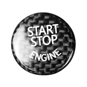 Carbon Fiber Engine Start Stop Button for Various BMW Models