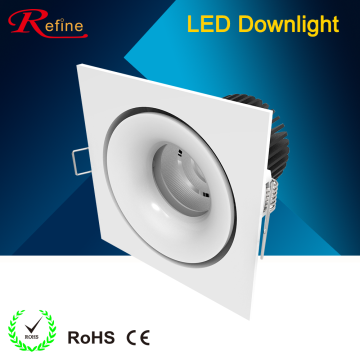 Led downlight Aluminium body COB 6W square led downlight