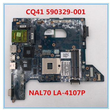 High quality For HP CQ41 Laptop motherboard 590329-001 590329-501 590329-601 NAL70 LA-4107P 100% working well
