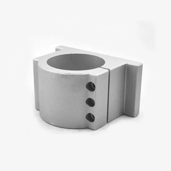 Aluminum CNC Spindle Mount Clamp Holder Bracket in 65mm, 80mm, 100mm, and 125mm Sizes