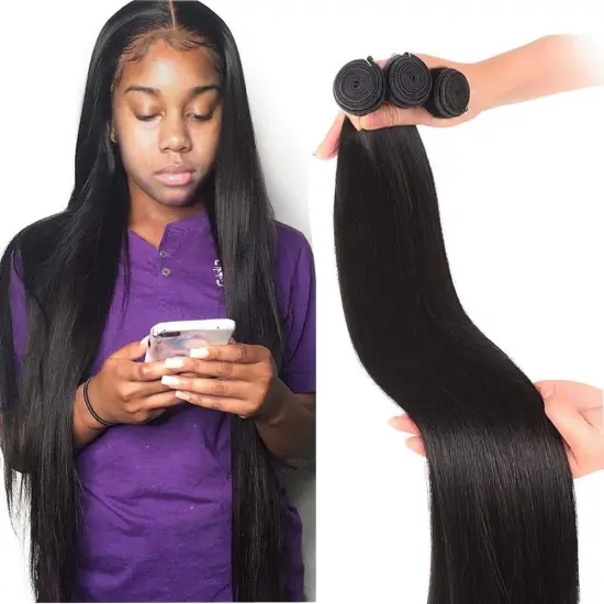 Uniky Mink Brazilian Virgin 100 Human Hair Bundles 12A Straight Virgin Unprocessed Hair vendors