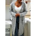 Women's Cardigan Pocket Hooded Casual Outwear