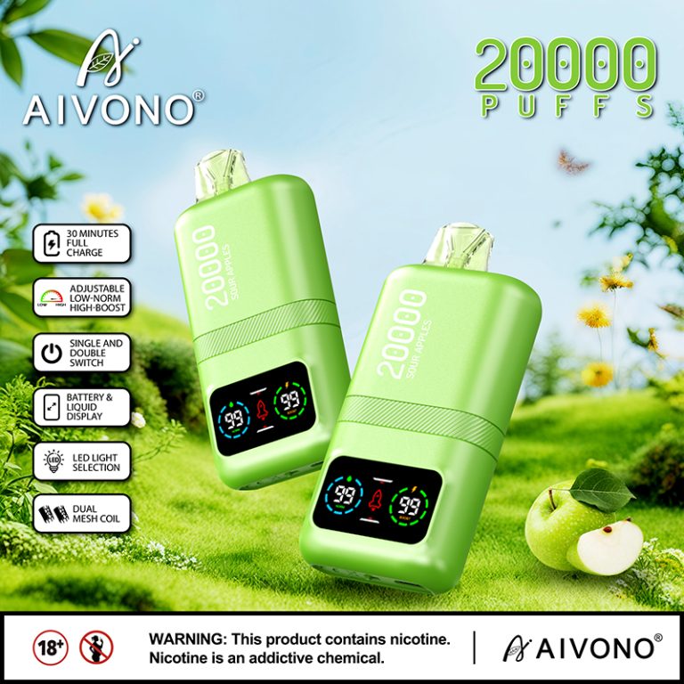 Aivono-Aim-Magic-20000-20K-Puff-Salt-Nic-Vape-Pen-Adjustable-Airflow-Disposable-Vape-with-Sour-Apples-Flavor-in-EU-Vape-Shop-768x768