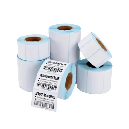 Zebra Compatible White Thermal Label Roll - Premium Quality