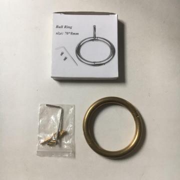 7cm pure copper cattle nose ring