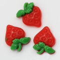 Fashion Mini Strawberry Fruits Shaped Resin Cabochon For Handmade Crfatwork Decoration Beads Slime DIY Toy Decor