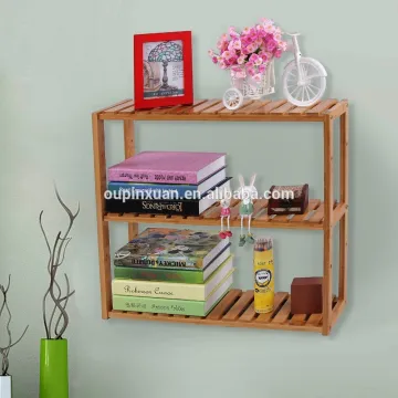 Natural Bamboo Adjustable Rack Multifunctional Bathroom Kitchen Living Room Holder 3-Tier Utility Storage Shelf