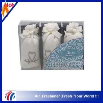 2015new design hot selling high quality rose fragrance scented sachet wholesaler